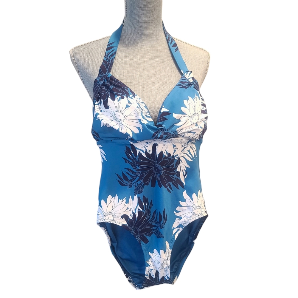 Ann Taylor Loft Beach Wired One Piece SwimSuit Size 6
